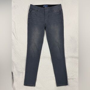 Democracy Womens Gray Stretch Skinny Jeans Size 8